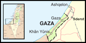 Gaza conflict map